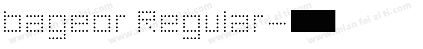 bageor Regular字体转换